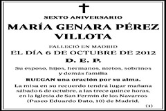 María Genara Pérez Villota